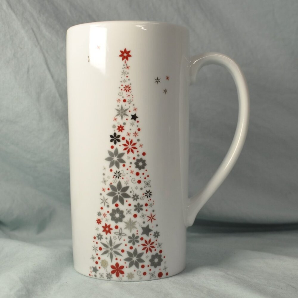 *BOGO mugs* 18 oz mug food network linzer holiday Christmas tree (w980)